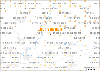 map of Lautenbach