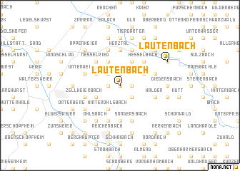 map of Lautenbach