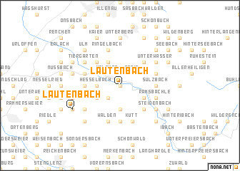 map of Lautenbach