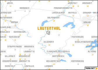 map of Lautenthal