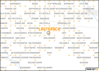 map of Lauterach