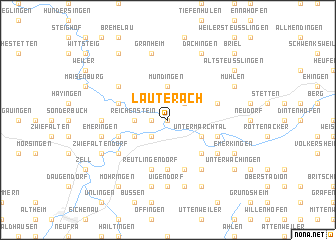 map of Lauterach
