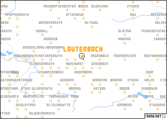 map of Lauterbach