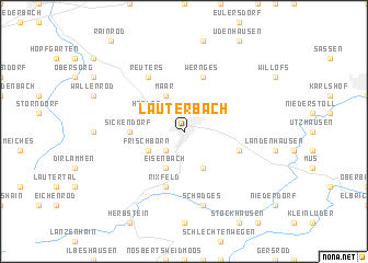 map of Lauterbach