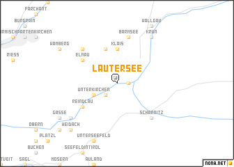 map of Lautersee