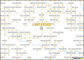 map of Lautersee