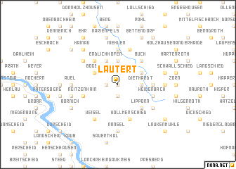 map of Lautert