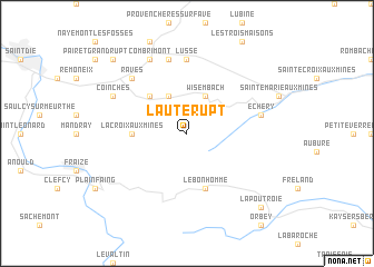 map of Lauterupt