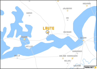 map of Laute