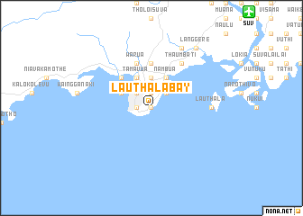 map of Lauthala Bay