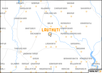 map of Lauthuti