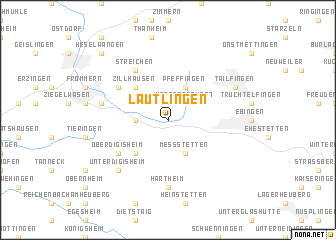 map of Lautlingen