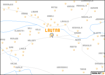 map of Lautna