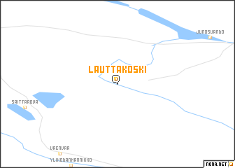 map of Lauttakoski