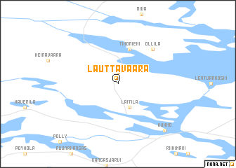 map of Lauttavaara