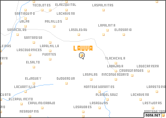 map of La Uva