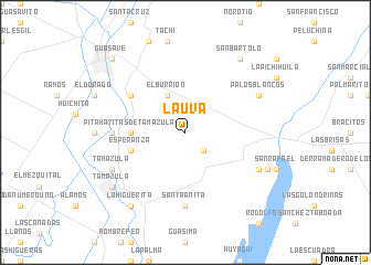 map of La Uva