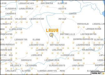 map of La Uva