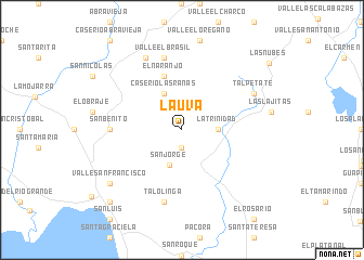 map of La Uva