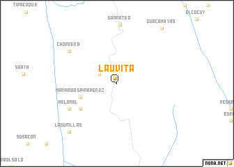 map of La Uvita