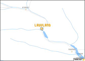map of Lauvland