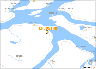 map of Lauvstad