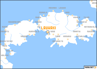 map of Lauwaki