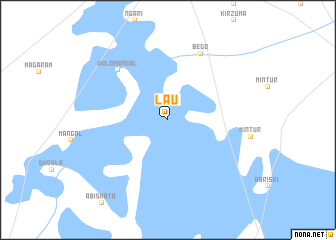 map of Lau