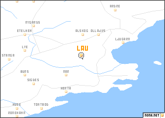 map of Lau