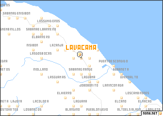 map of La Vacama