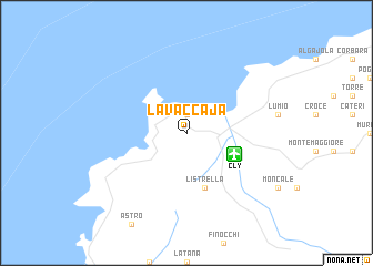 map of La Vaccaja