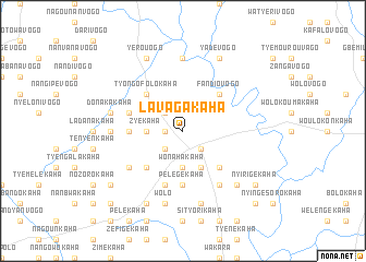map of Lavagakaha