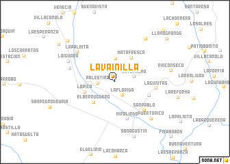 map of La Vainilla