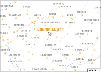 map of La Vainillota