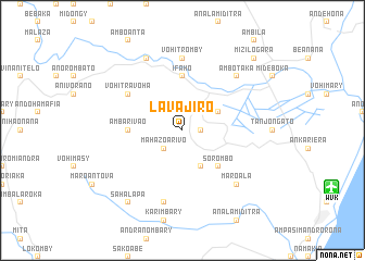 map of Lavajiro