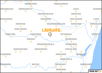 map of Lavajiro