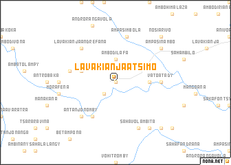 map of Lavakianja Atsimo