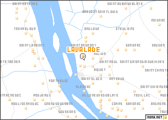 map of La Valade