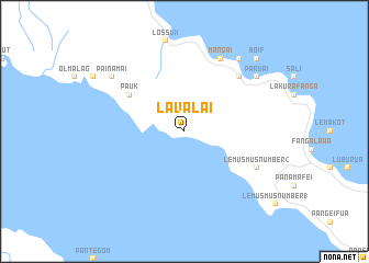 map of Lavalai