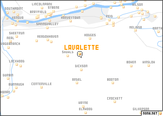 map of Lavalette