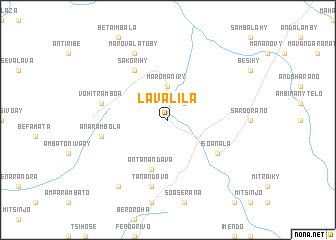 map of Lavalila