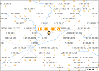 map of La Valinière