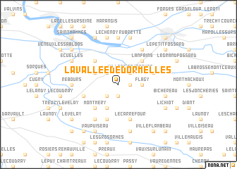 map of La Vallée de Dormelles