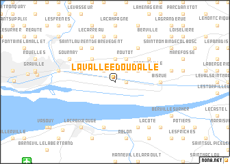 map of La Vallée dʼOudalle