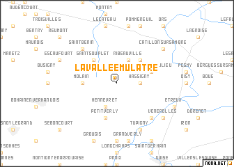 map of La Vallée-Mulâtre