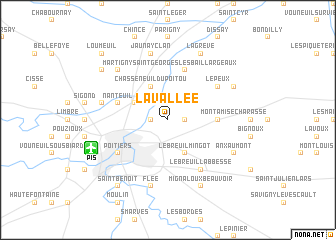 map of La Vallée