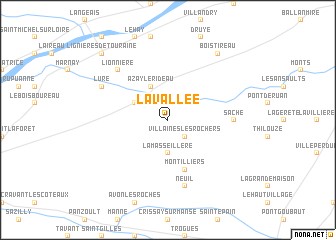 map of La Vallée