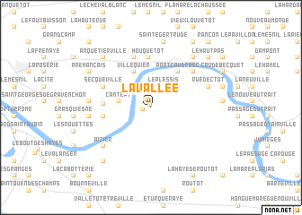 map of La Vallée