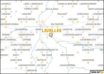 map of La Vallée