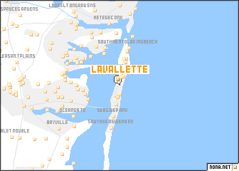 map of Lavallette